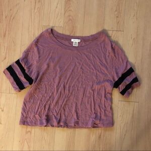 Bozzolo red baseball tshirt mid sleeve